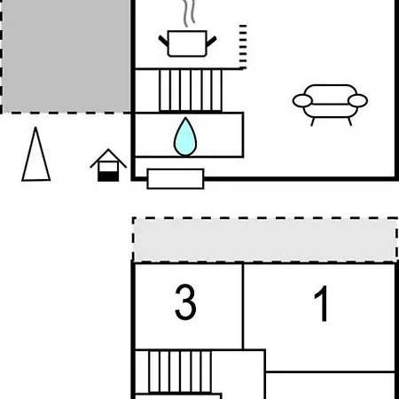 Σπίτι διακοπών In Slatine With Sauna Τρογκίρ